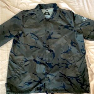 Camo raincoat